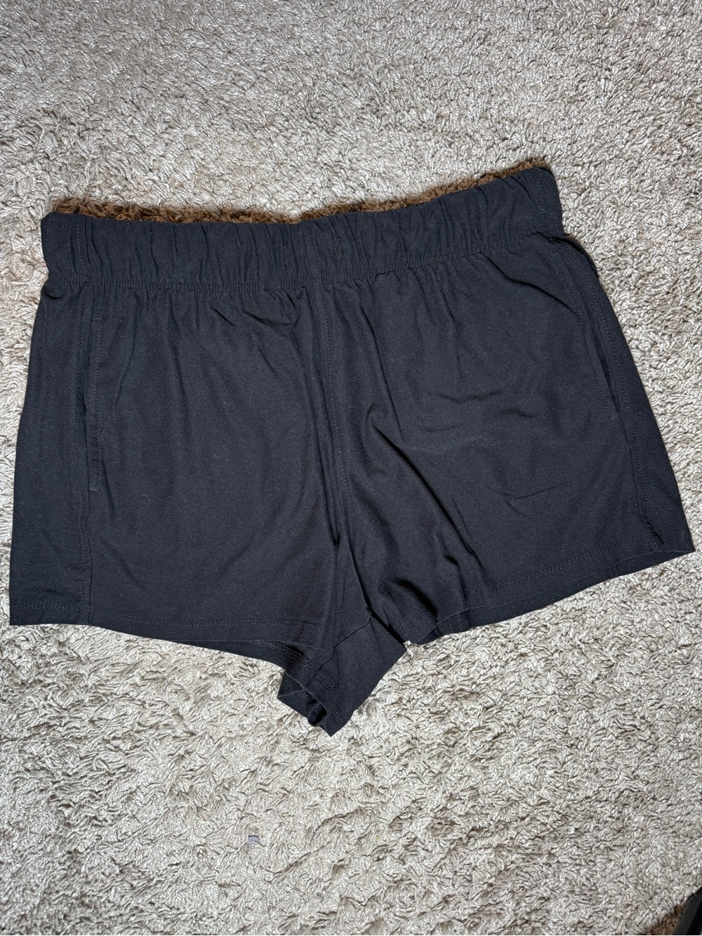 Athletic Works Black Women's “Butterluxe” Athletic Lounge Shorts